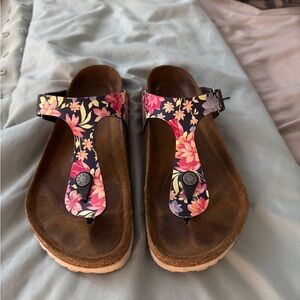 Floral Birkenstocks size 38